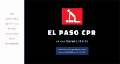 Desktop Screenshot of elpaso-cpr.com